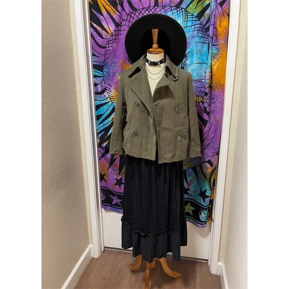🌈 Lovely modern button pea coat - Picture 13 of 13